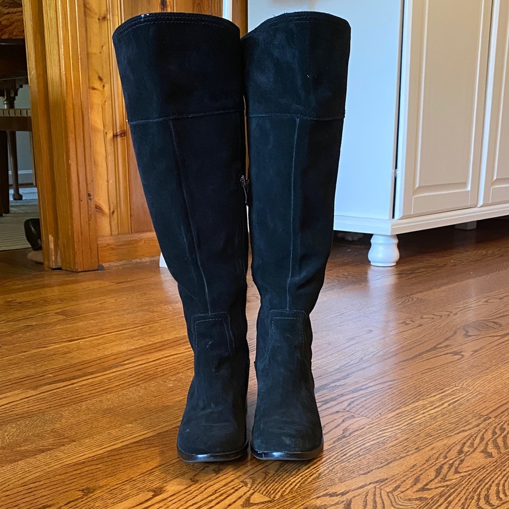 Vince Camuto Black Over the Knee Boots